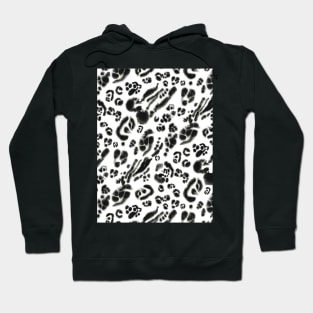 Animal skin black and white Hoodie